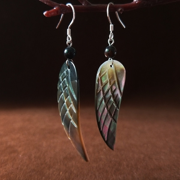 Cercei casual dama cu element de agatat