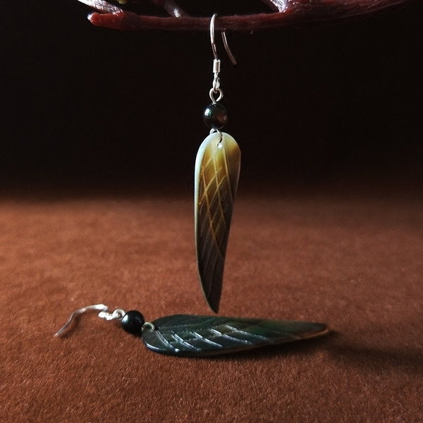 Cercei casual dama cu element de agatat