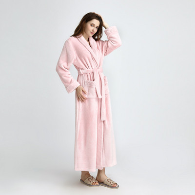 Halat de baie lung pentru barbati si femei in mai multe culori