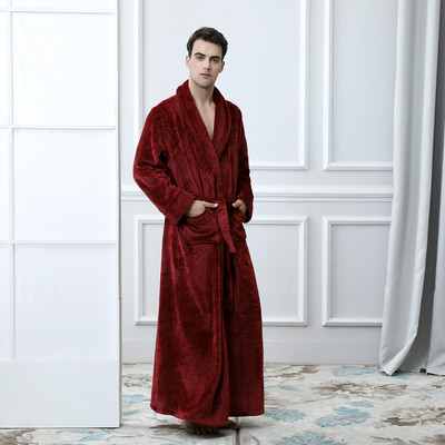 Halat de baie lung pentru barbati si femei in mai multe culori