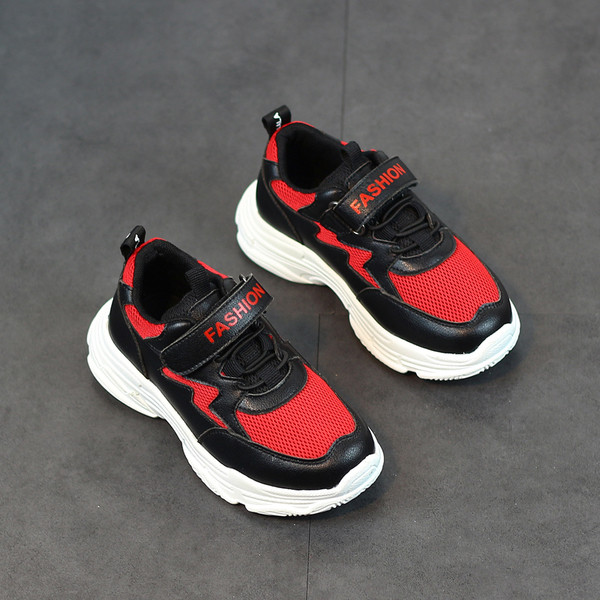 Спортни маратонки подходящи за момичета и момчета в бяло и червено