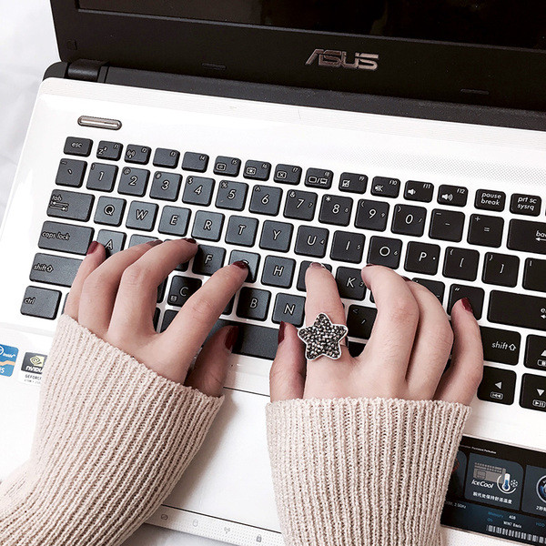 Női gyűrű több színben - Csillag