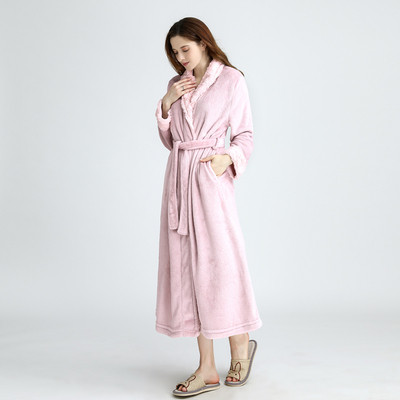 Дълъг мек халат в няколко цвята за мъже и жени