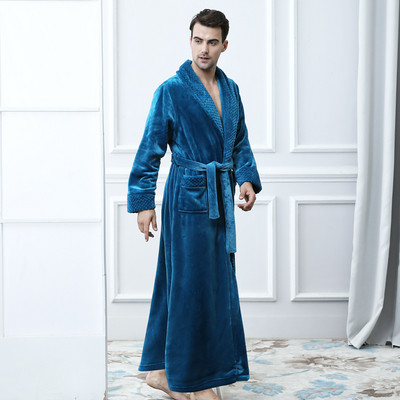 Дълъг мек халат в няколко цвята за мъже и жени