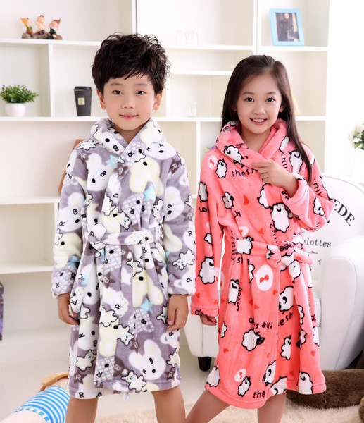 Детски мек халат за момичета и момчета