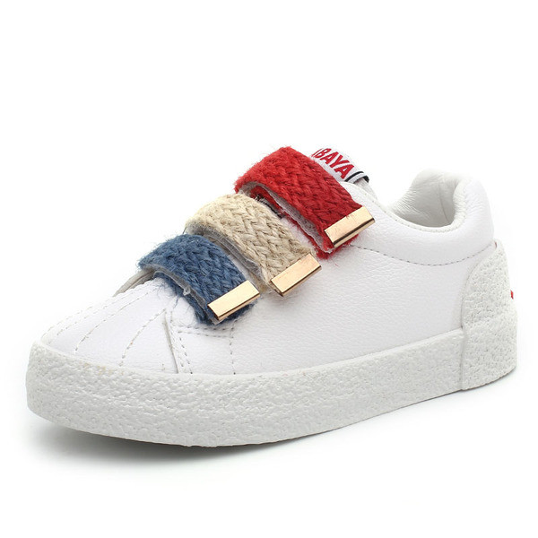 Alkalmi gyerek tornacipő lányoknak és fiúknak színes matricákkal