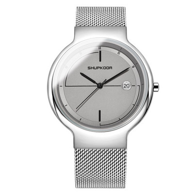 Елегантен ултра тънък мъжки часовник в различни цветове