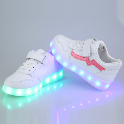 Adidasi copii moderni pentru fete si baieti model luminos