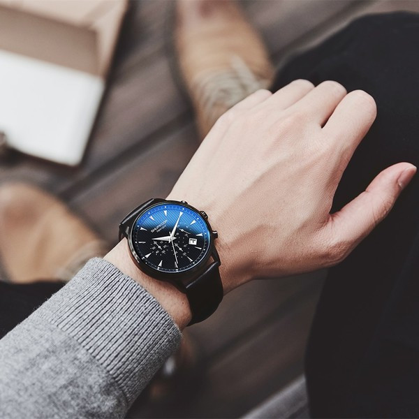 Napi férfi vízálló kvarcóra