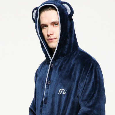 Halat de baie in mai multe culori cu elemente 3D pe gluga - doua modele