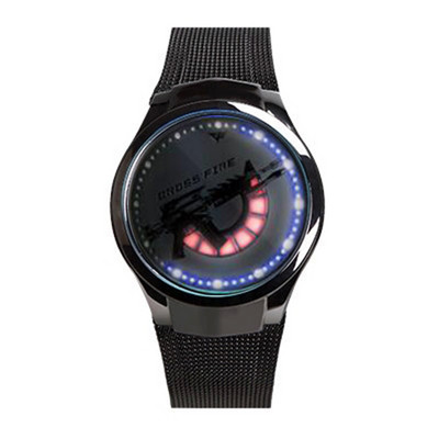 Ceas modern pentru bărbați, luminos, de culoare neagră