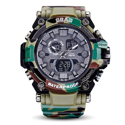Ceas de camuflaj pentru bărbați, rezistent la apă, în mai multe culori