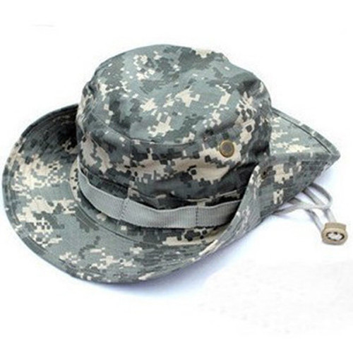 Камуфлажна шапка за риболов с връзки