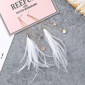 Női fülbevaló akasztós elemekkel