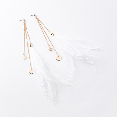 Női fülbevaló akasztós elemekkel