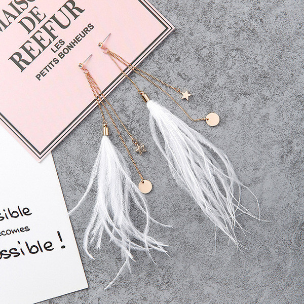 Női fülbevaló akasztós elemekkel