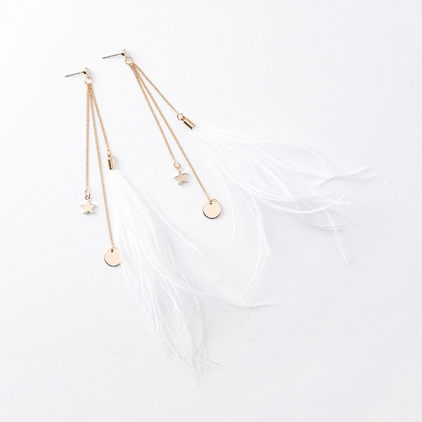 Női fülbevaló akasztós elemekkel