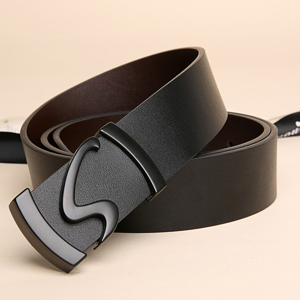 Modern férfi öv fekete színben - több modell