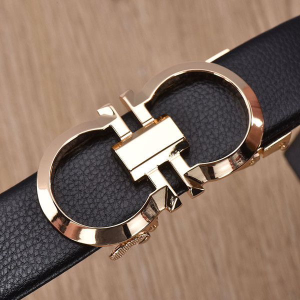 Elegáns férfi eco bőr öv három színben