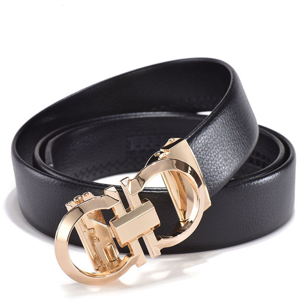 Elegáns férfi eco bőr öv három színben