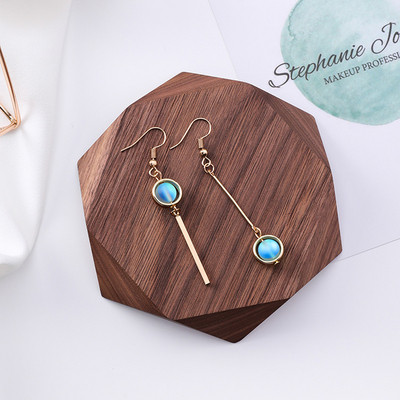 Ежедневни дамски обеци с висящ елемент