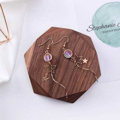 Ежедневни дамски обеци с висящ елемент