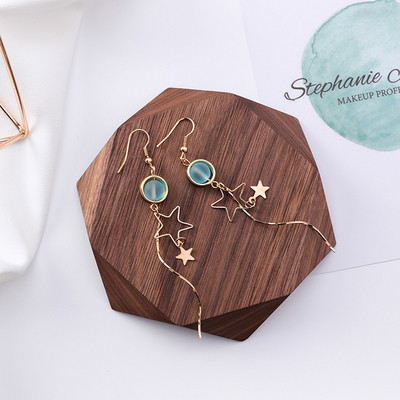 Ежедневни дамски обеци с висящ елемент