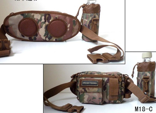 Πολυλειτουργική τσάντα ψαρέματος από αδιάβροχο ύφασμα σε τρία χρώματα