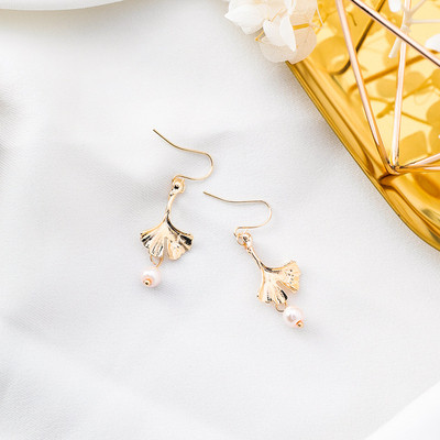 Cercei casual dama cu elemente florale