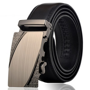 Модерен мъжки колан в черен цвят- няколко модела