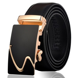 Модерен мъжки колан в черен цвят- няколко модела