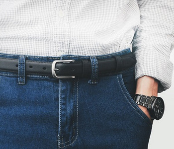 Napi bőr férfi öv három színben vagy két modellben