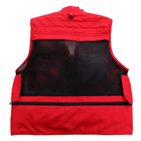 Γιλέκο με πολλές τσέπες σε τρία χρώματα κατάλληλο για ψάρεμα