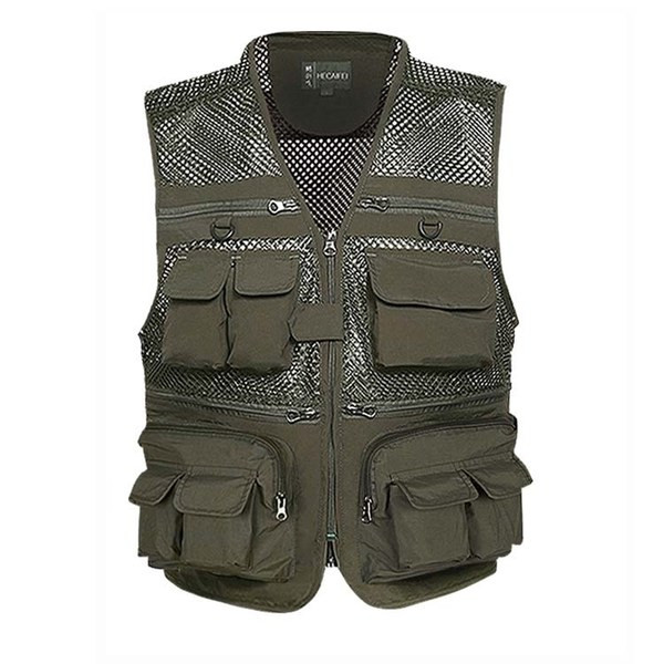 Karcsú férfi mellény két színben horgászatra is alkalmas