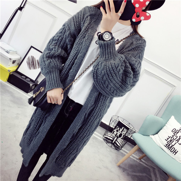 Дамска жилетка широк модел с ръкав тип фенер в три цвята