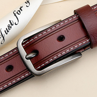 Мъжки ретро кожен колан в няколко цвята