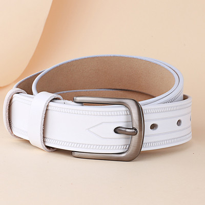 Мъжки ретро кожен колан в няколко цвята