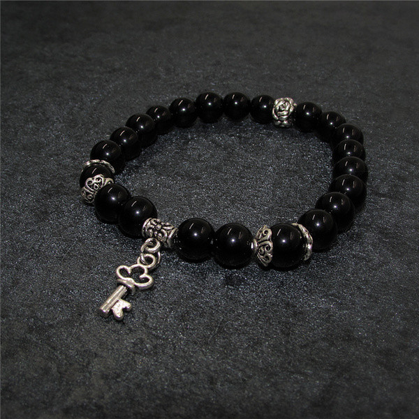 Мъжка гривна с висулка ключ