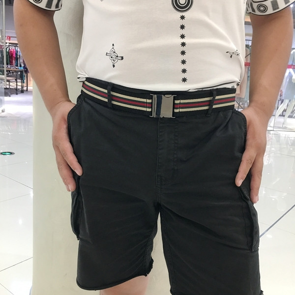 Elasztikus férfi modern öv különböző színekben