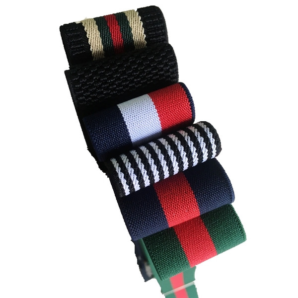 Elasztikus férfi modern öv különböző színekben