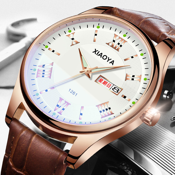 Ceas de bărbați elegant în trei culori