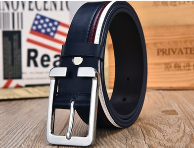 Cureaua moderna din piele pentru barbati in trei culori