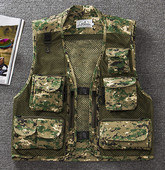 Мъжки елек за риболов от мрежа в няколко цвята