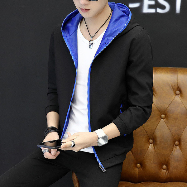 Мъжко ежедневно яке с качулка в няколко цвята