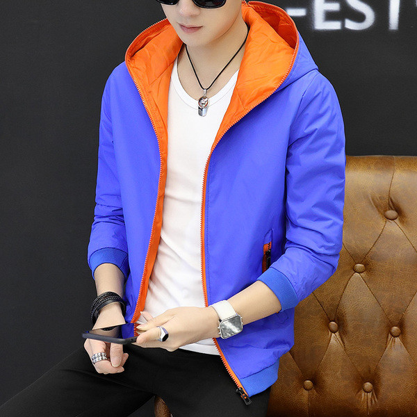 Мъжко ежедневно яке с качулка в няколко цвята