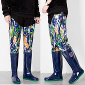 Horgászatra alkalmas magas férfi gumicsizma többféle színben