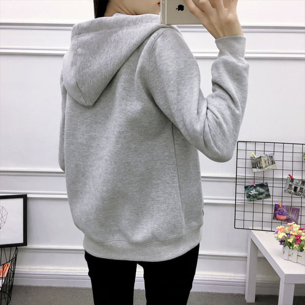 Εντυπωσιακό καθημερινό γυναικείο  φούτερ με κουκούλα σε διάφορα χρώματα