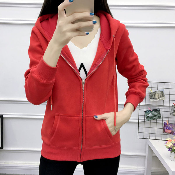 Εντυπωσιακό καθημερινό γυναικείο  φούτερ με κουκούλα σε διάφορα χρώματα