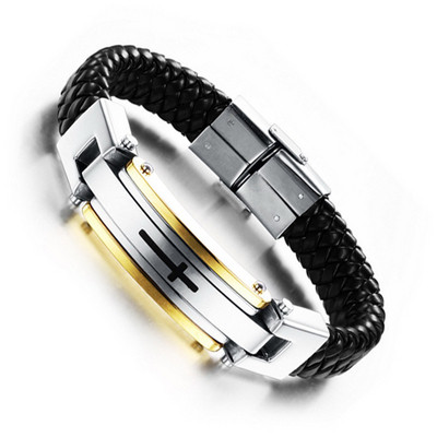 Bratara barbateasca din piele in mai multe culori