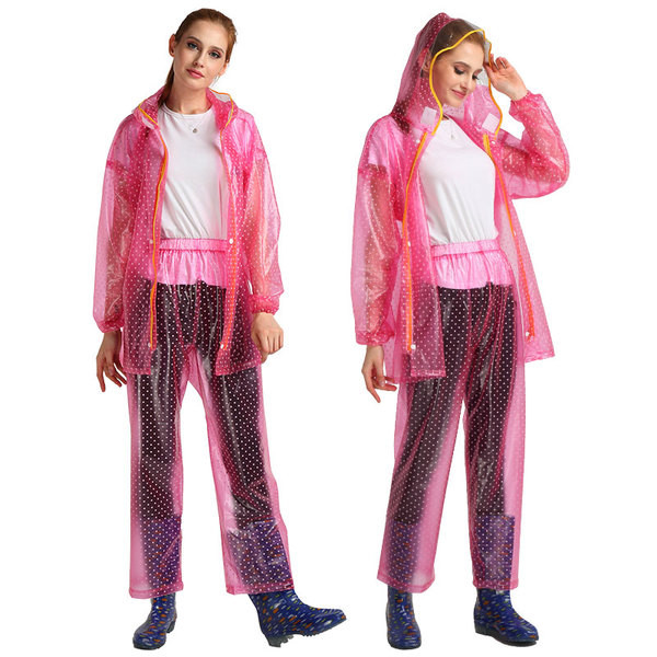 Дъждобран от две части в три цвята